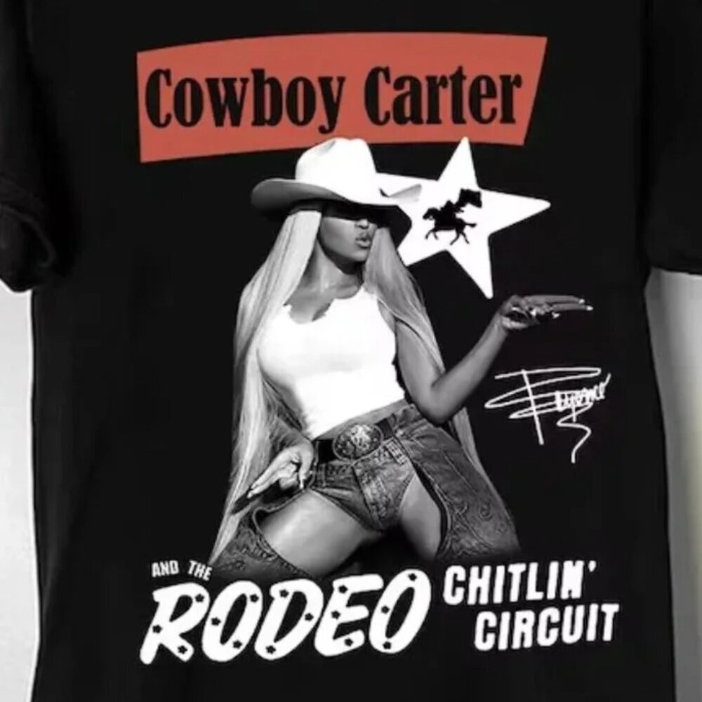 Beyoncé Rodeo Chitlin Circuit Tour 2025, Cowboy Carter Beyoncé T-Shirt 90 - Picture 2 of 5